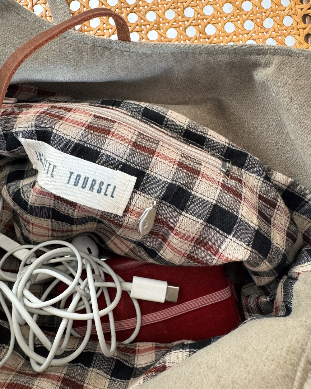 Sac Complice - Velours Sauge