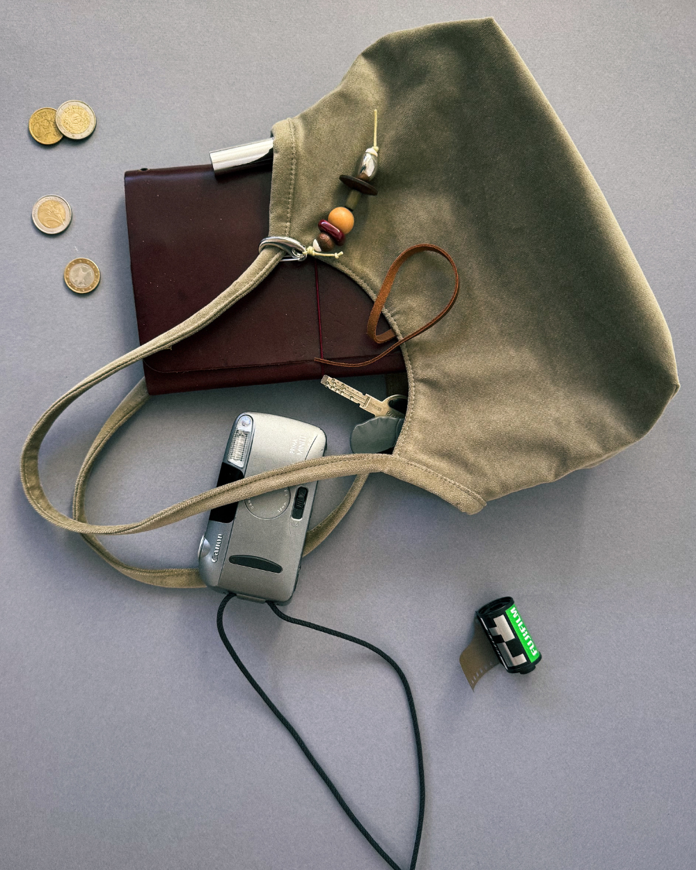 Sac Complice - Velours Sauge