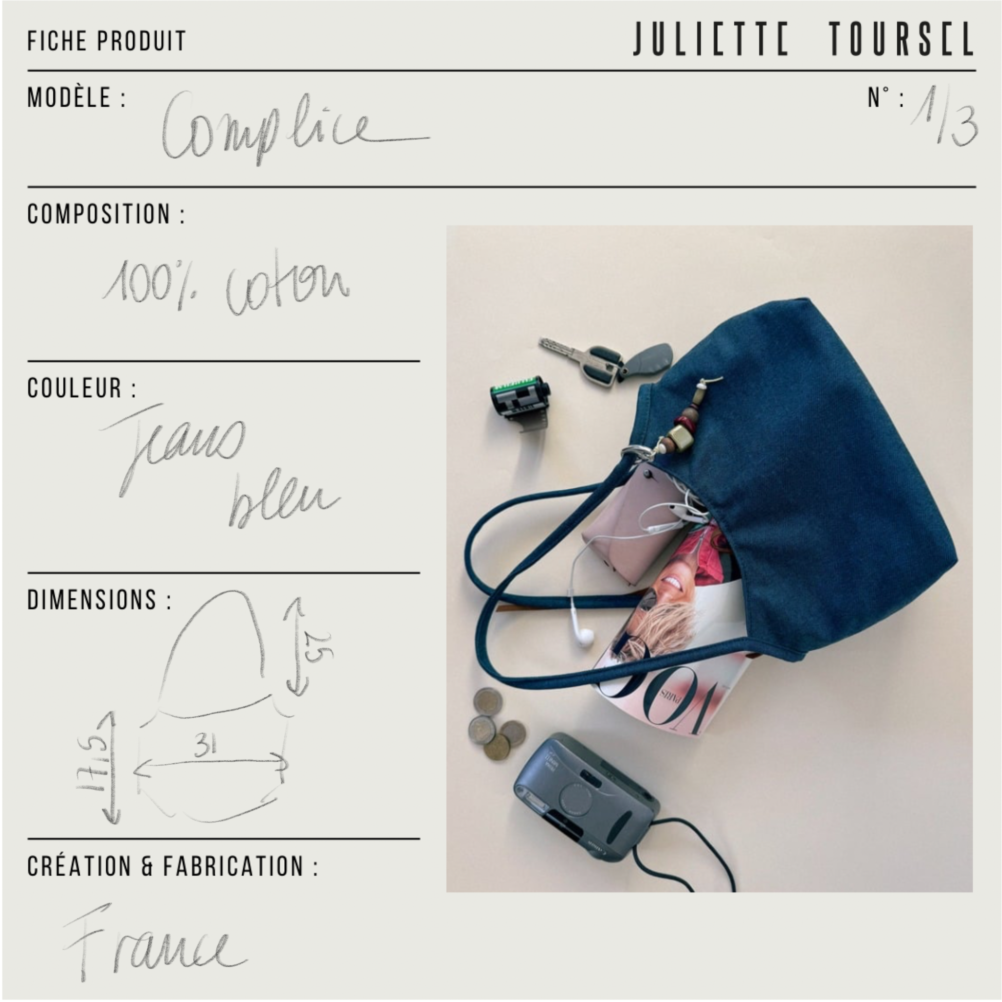 Sac Complice - Jeans